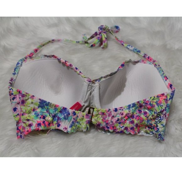 Victoria's Secret Underwire Ruffle Halter Bikini (906)🦋 - Picture 2 of 3